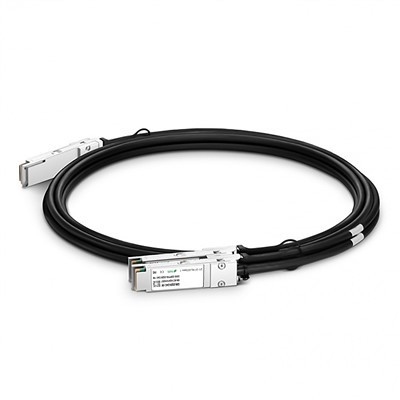 200G QSFP56 tot 2 × 100G QSFP56 PASSIVE DIRECTE BEKENDE KOPPERKAK (DAC), 1. 5-3 m m
