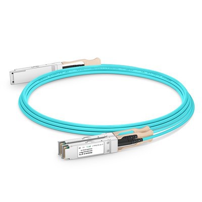 200G QSFP56 tot 2x 100G QSFP28 Actieve optische kabel (AOC), 1m -20 m